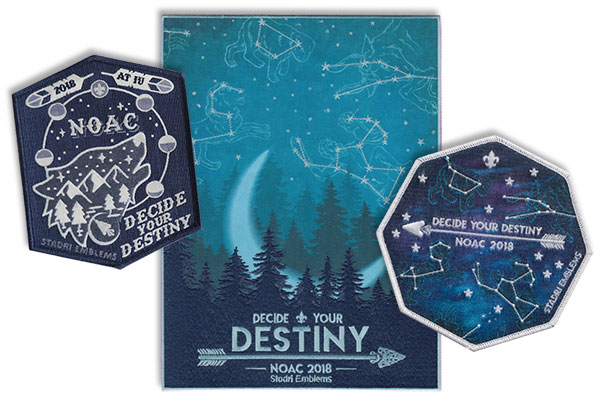 NOAC 2018 Merchandise - Patch Trifecta Set