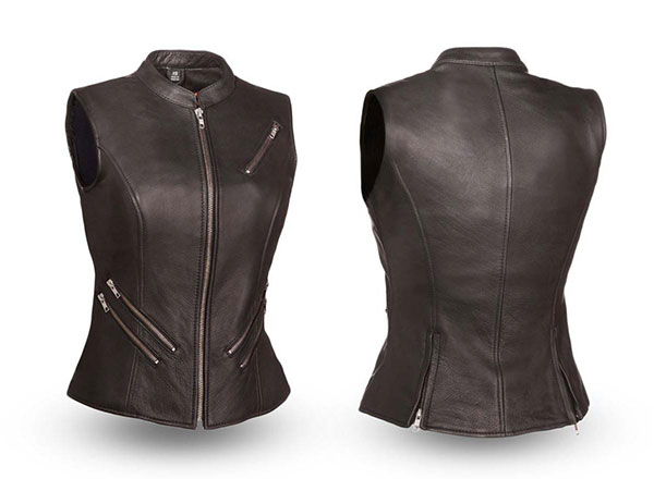 The Fairmont Ladies Five Zippered Pockets High End Vest