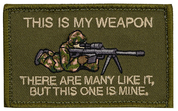 Morale Patch - This is My Weapon - Sniper