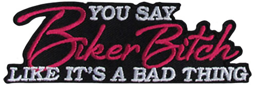 Stock Biker Patch - Biker Bitch