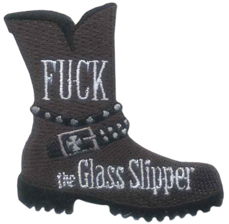 Stock Biker Patch - Fuck the Glass Slipper