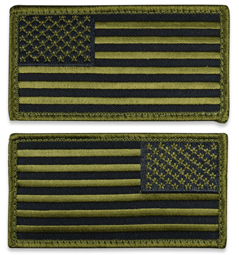 Tactical US Flag Patch (Full Length) - SWAT